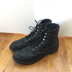 Red Wing Iron Ranger Boots, Black